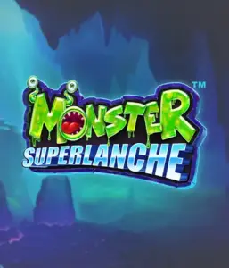 Dive into the spooky depths with the Monster Superlanche game by Pragmatic Play, showcasing a colorful and whimsical monster logo against a foggy cave background. This graphic conveys the adventure and mystery of a monster-themed game, great for those who enjoy quirky themes, delivering a fantastic play experience. 